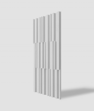 VT - PB42 (S50 light gray - mouse) LAMEL - 3D decorative panel architectural concrete