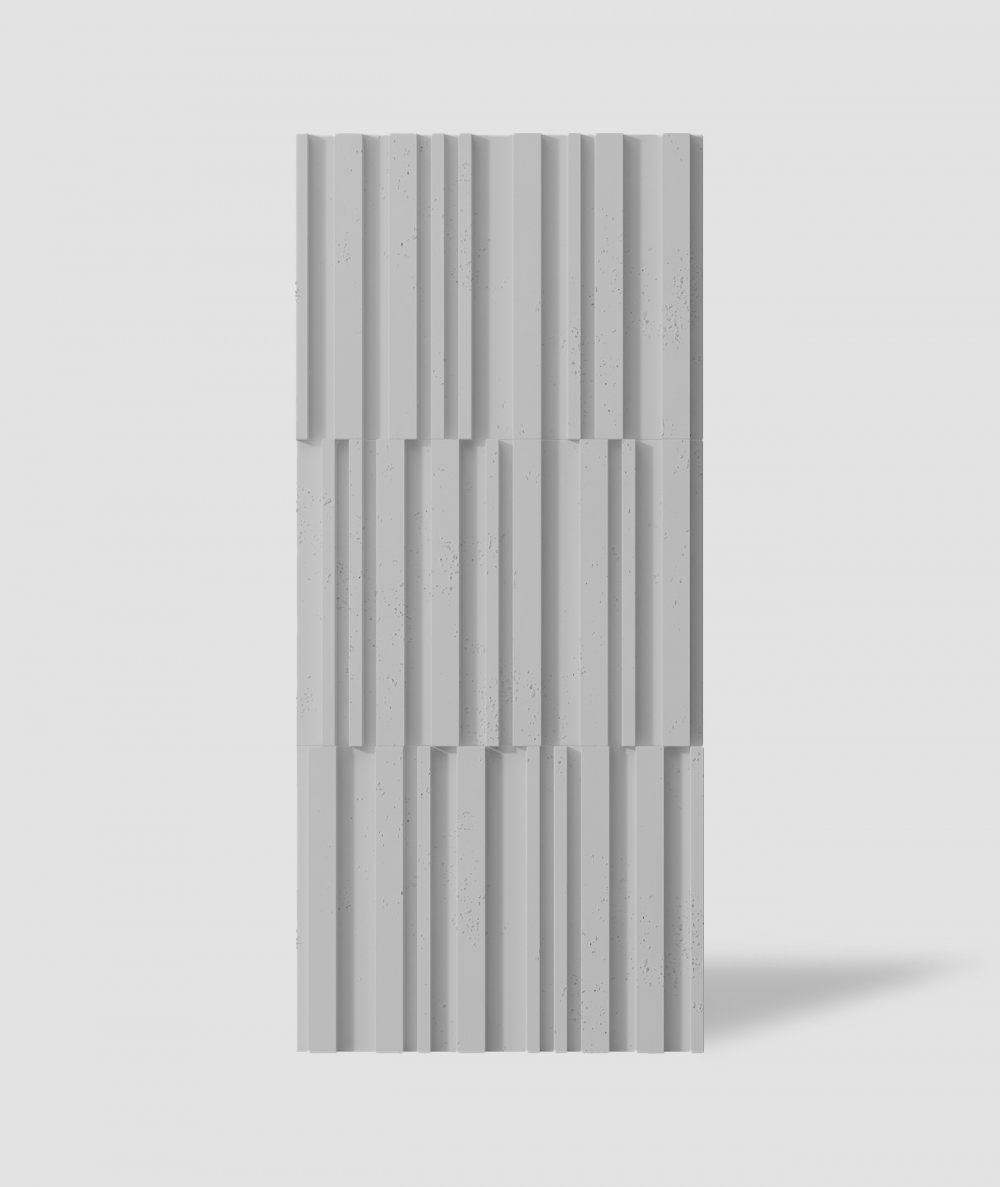 VT - PB42 (S95 light gray - dove) LAMEL - 3D decorative panel architectural concrete