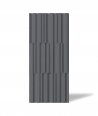 VT - PB42 (B8 anthracite) LAMEL - 3D decorative panel architectural concrete