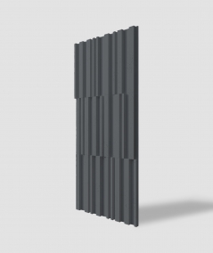 VT - PB42 (B15 czarny) LAMEL - Panel dekor 3D beton architektoniczny