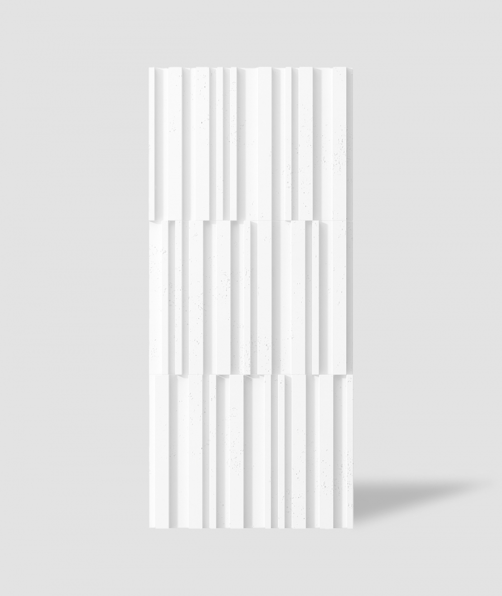 VT - PB42 (BS snow white) LAMEL - 3D decorative panel architectural concrete