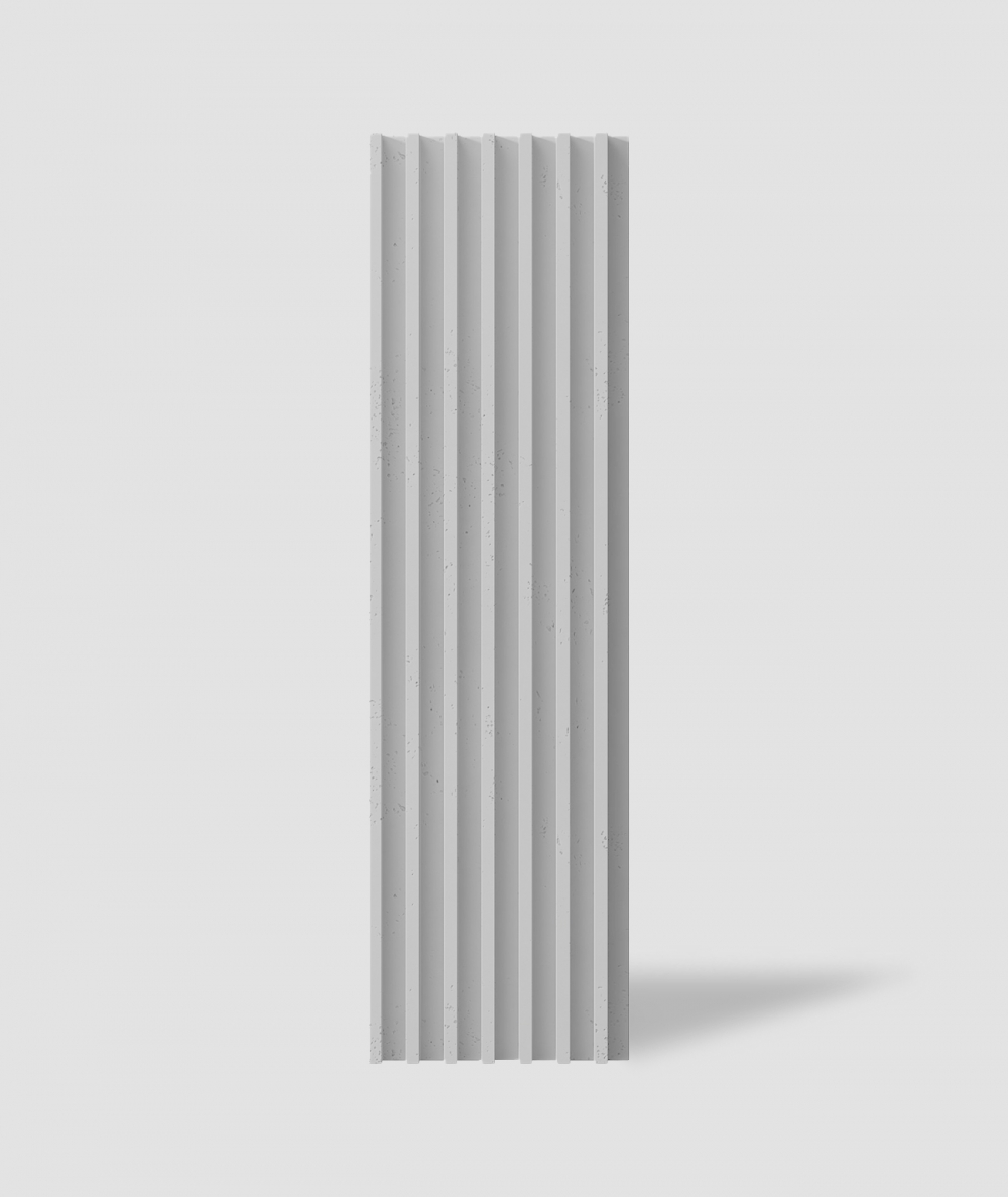 VT - PB41 (S95 light gray - dove) LAMEL - 3D architectural concrete panel
