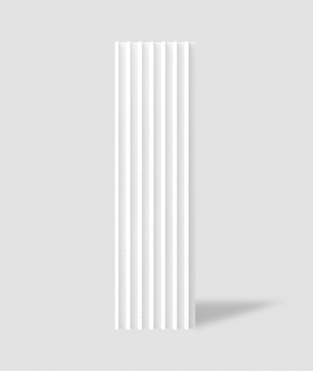 VT - PB41 (BS śnieżno biały) LAMEL - Panel dekor 3D beton architektoniczny