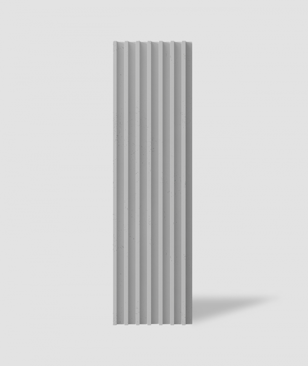VT - PB41 (S51 ciemno szary - mysi) LAMEL - Panel dekor 3D beton architektoniczny
