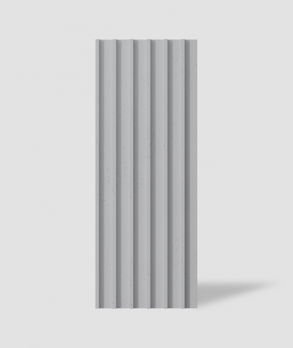 VT - PB40 (S96 dark gray) LAMEL - 3D architectural concrete panel