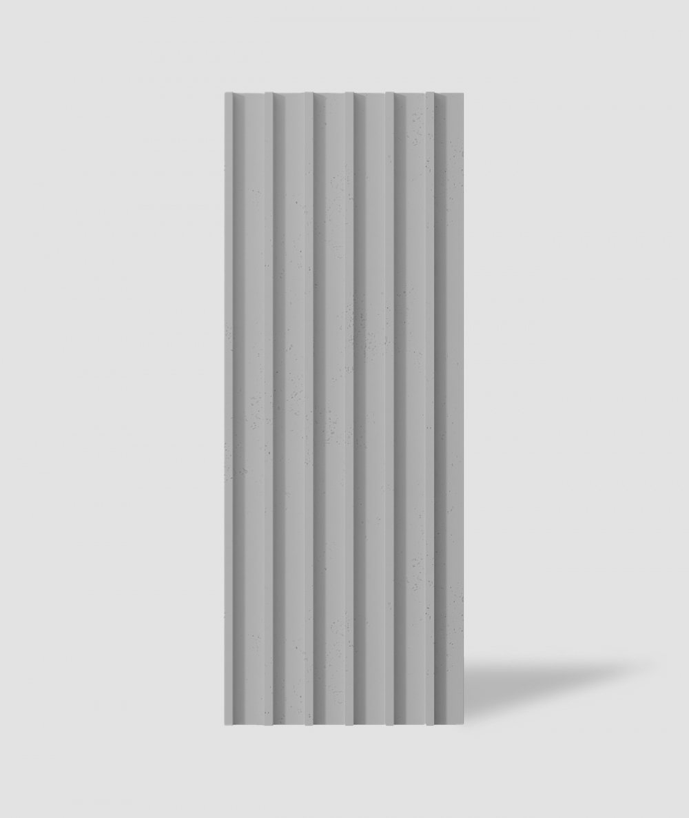 VT - PB40 (S51 dark gray - mouse) LAMEL - 3D architectural concrete panel
