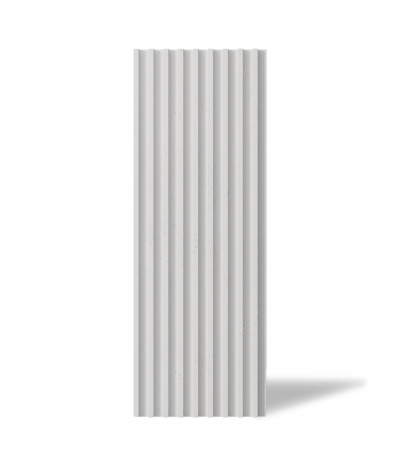 VT - PB39 (B1 siwo biały) LAMEL - Panel dekor 3D beton architektoniczny
