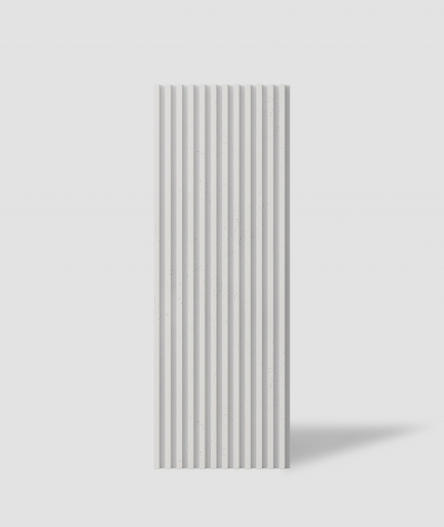 VT - PB38 (B1 siwo biały) LAMEL - Panel dekor 3D beton architektoniczny