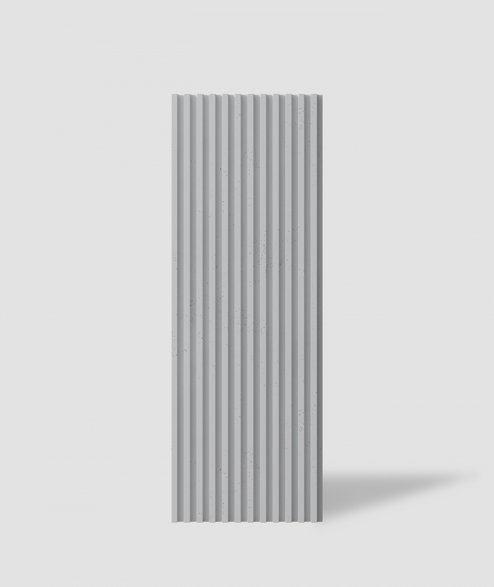 VT - PB38 (S96 ciemny szary) LAMEL - Panel dekor 3D beton architektoniczny