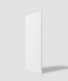 VT - PB38 (BS śnieżno biały) LAMEL - Panel dekor 3D beton architektoniczny