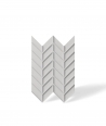 VT - PB47 (B1 gray white) HERRINGBONE - 3D decorative panel architectural concrete