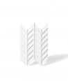 VT - PB47 (BS śnieżno biały) JODEŁKA - Panel dekor 3D beton architektoniczny