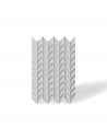 VT - PB49 (S50 light gray - mouse) HERRINGBONE - 3D decorative panel architectural concrete