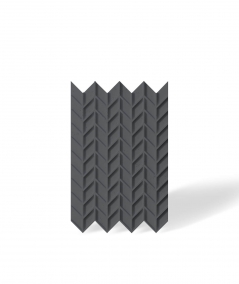VT - PB49 (B15 black) HERRINGBONE - 3D decorative panel architectural concrete