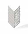 VT - PB50 (B1 siwo biały) JODEŁKA - Panel dekor 3D beton architektoniczny