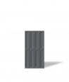 VT - PB51 (B8 anthracite) RECTANGLES - 3D decorative panel architectural concrete