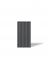 VT - PB51 (B15 black) RECTANGLES - 3D decorative panel architectural concrete
