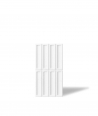 VT - PB51 (BS snow white) RECTANGLES - 3D decorative panel architectural concrete