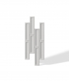 VT - PB52 (B1 siwo biały) CEGIEŁKA - Panel dekor 3D beton architektoniczny