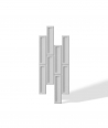 VT - PB52 (S50 light gray - mouse) RECTANGLES - 3D decorative panel architectural concrete
