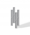 VT - PB52 (S96 dark gray) RECTANGLES - 3D decorative panel architectural concrete