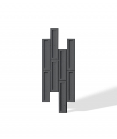 VT - PB52 (B15 black) RECTANGLES - 3D decorative panel architectural concrete