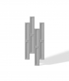 VT - PB52 (S51 dark gray - mouse) RECTANGLES - 3D decorative panel architectural concrete