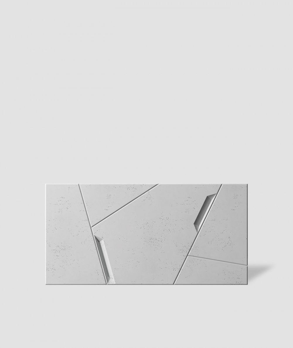 VT - PB18 (S50 light gray - mouse) SPACE - 3D architectural concrete decor panel