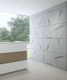VT - PB18 (B0 biały) SPACE - panel dekor 3D beton architektoniczny