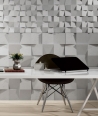 VT - PB15 (S50 light gray - mouse) COCO - 3D architectural concrete decor panel