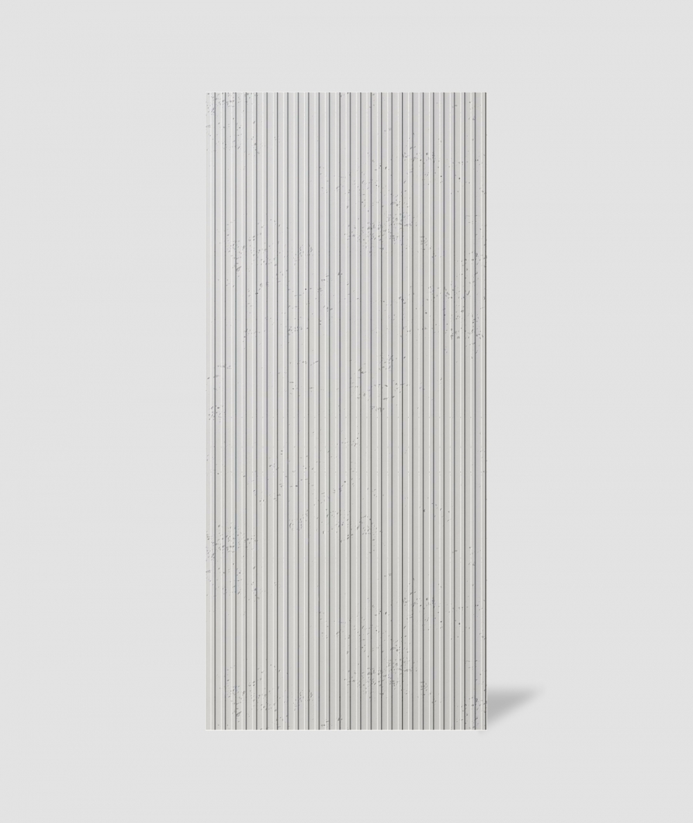 VT - PB37 (B0 white) LAMELLA - 3D architectural concrete decor panel