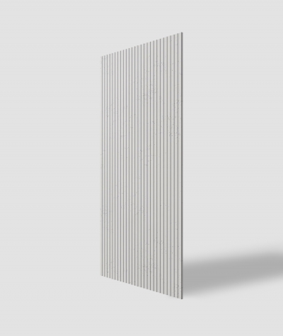 VT - PB37 (B1 siwo biały) LAMEL - Panel dekor 3D beton architektoniczny