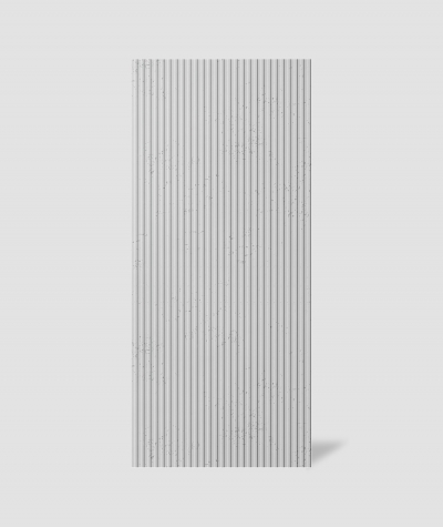 VT - PB37 (S50 light gray - mouse) LAMELLA - 3D architectural concrete decor panel