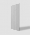 VT - PB37 (S50 light gray - mouse) LAMELLA - 3D architectural concrete decor panel