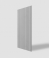 VT - PB37 (S95 light gray - dove) LAMELLA - 3D architectural concrete decor panel