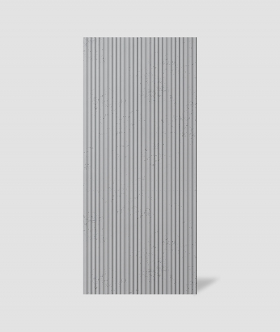 VT - PB37 (S96 dark gray) LAMELLA - 3D architectural concrete decor panel