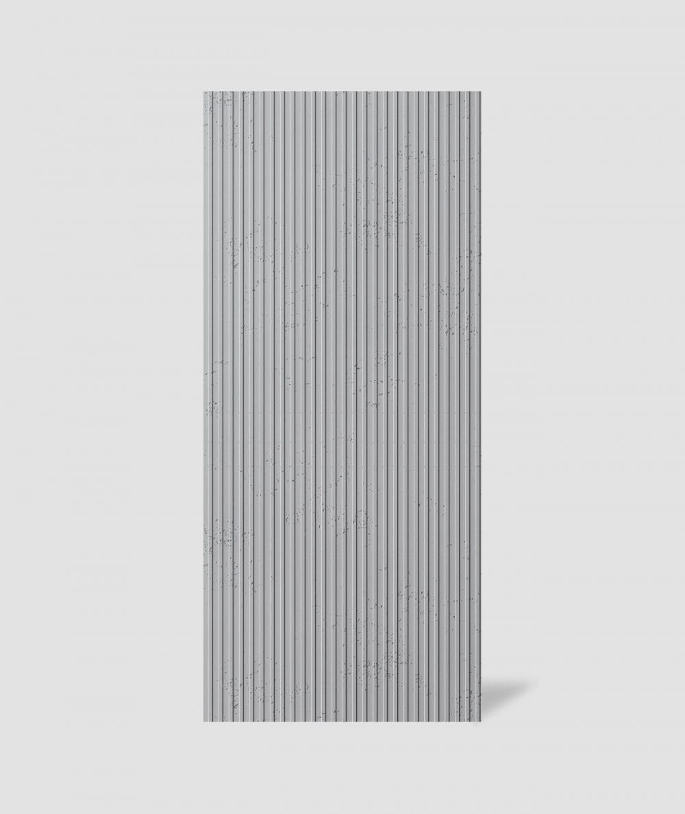 VT - PB37 (S96 ciemny szary) LAMEL - Panel dekor 3D beton architektoniczny