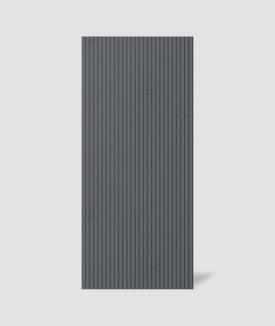 VT - PB37 (B8 anthracite) LAMELLA - 3D architectural concrete decor panel