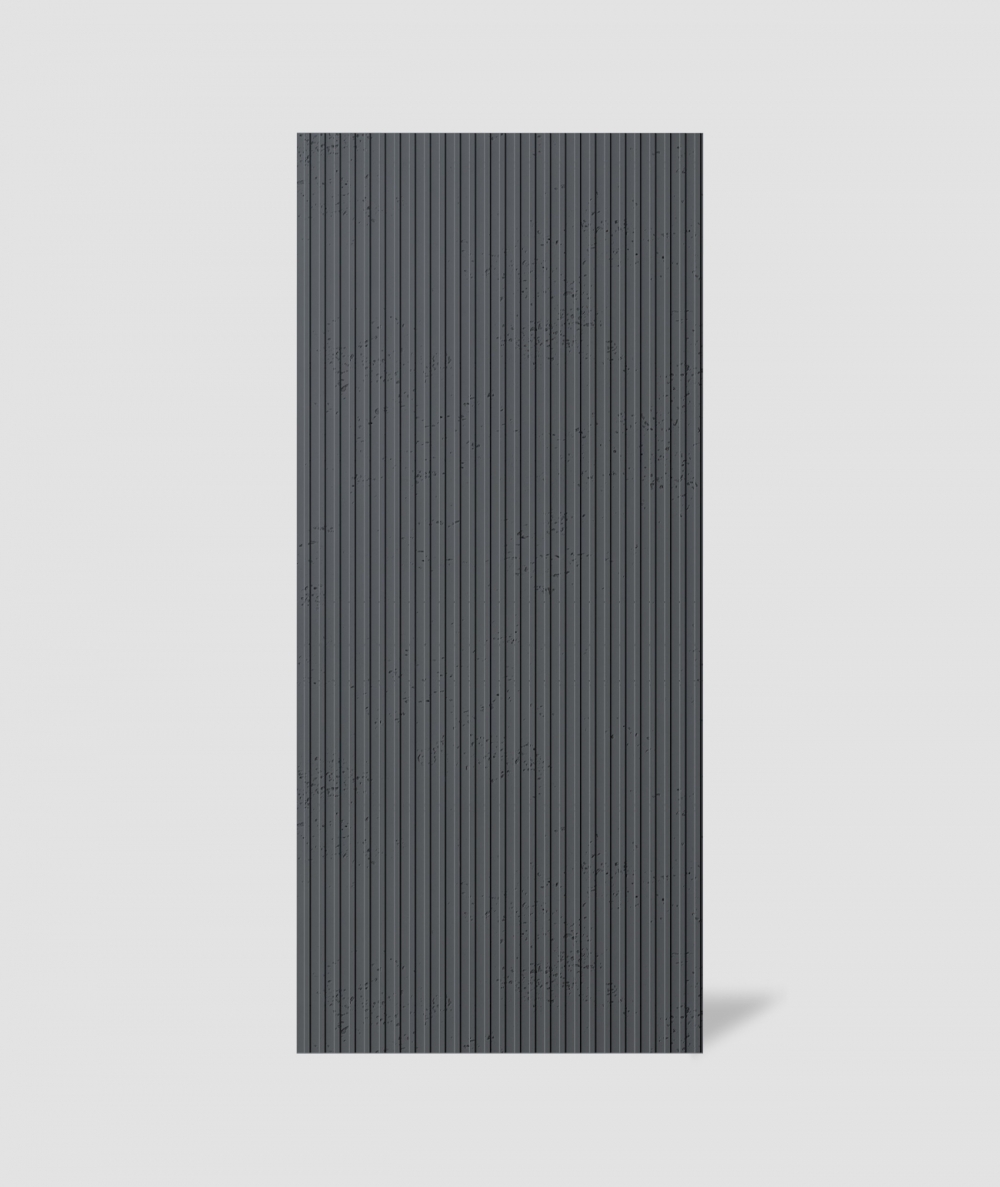 VT - PB37 (B15 black) LAMELLA - 3D architectural concrete decor panel