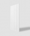 VT - PB37 (BS snow white) LAMELLA - 3D architectural concrete decor panel
