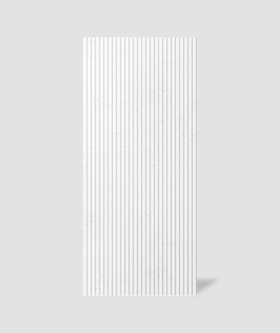 VT - PB37 (BS śnieżno biały) LAMEL - Panel dekor 3D beton architektoniczny
