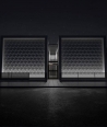 VT - PB36 (B15 black) TRIANGLE - 3D architectural concrete decor panel