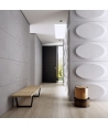 VT - PB08 (S96 dark gray) ELLIPSE - 3D architectural concrete decor panel