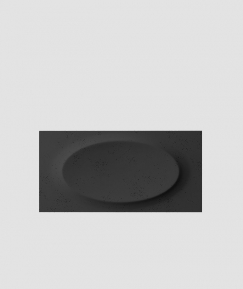 VT - PB08 (B15 black) ELLIPSE - 3D architectural concrete decor panel
