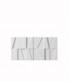 VT - PB09 (B1 siwo biały) MOZAIKA - panel dekor 3D beton architektoniczny