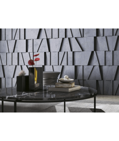 VT - PB09 (S51 ciemny szary - mysi) MOZAIKA - panel dekor 3D beton architektoniczny