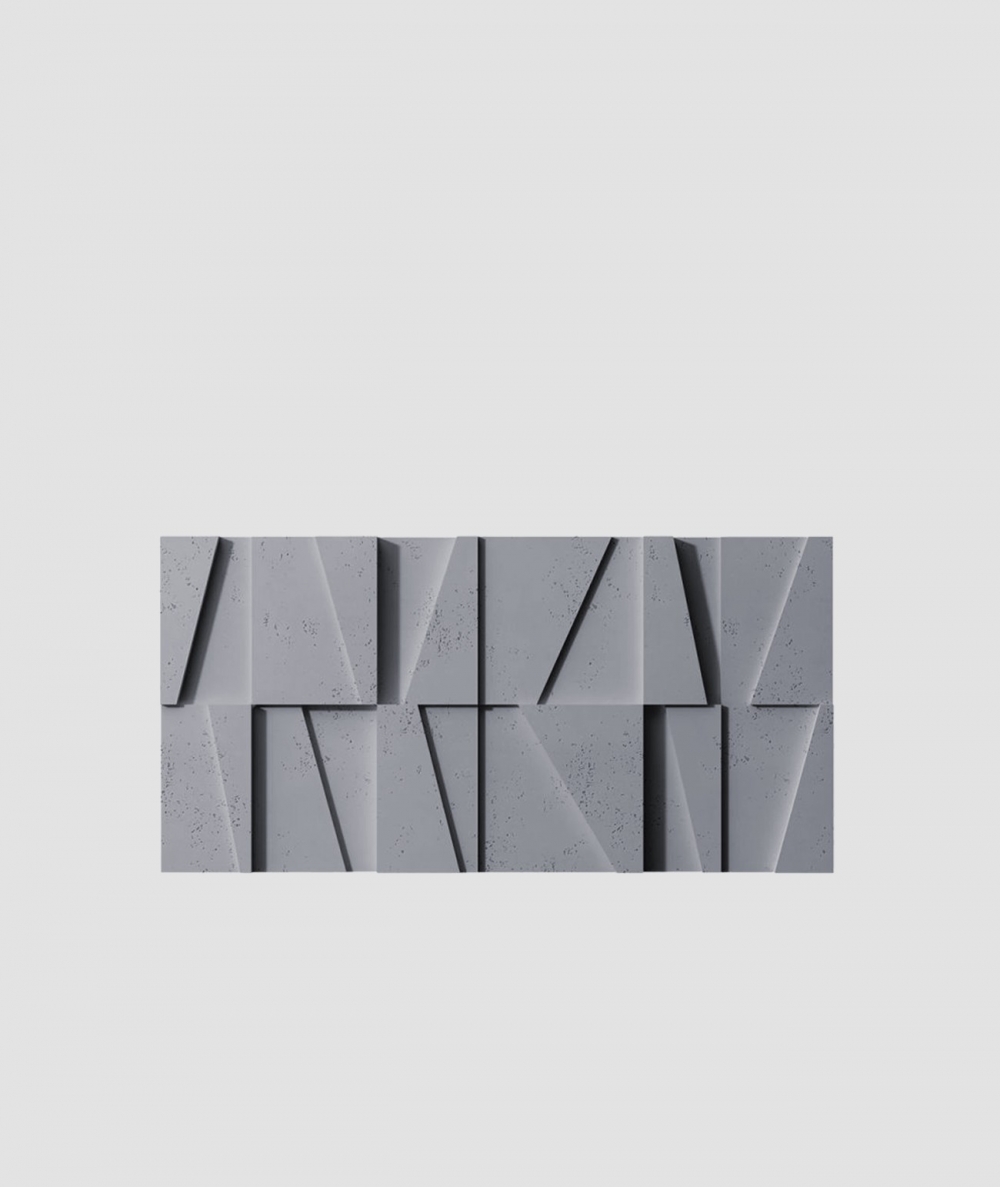 VT - PB09 (B8 anthracite) MOSAIC - 3D architectural concrete decor panel