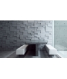 VT - PB11 (B0 white) CUB - 3D architectural concrete decor panel