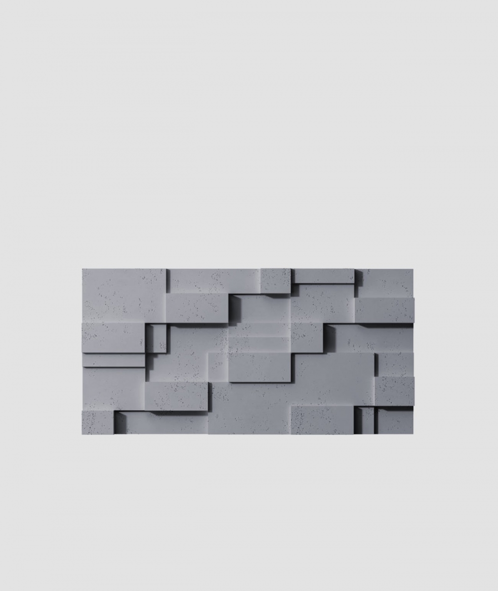 VT - PB11 (B8 antracyt) CUB - panel dekor 3D beton architektoniczny