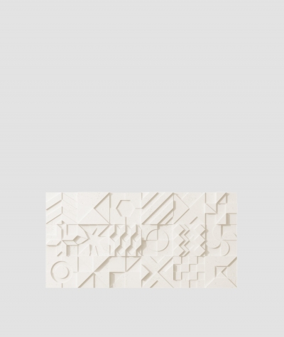 VT - PB12 (B0 biały) IKON - panel dekor 3D beton architektoniczny